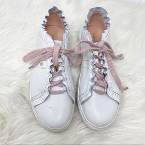 Kate Spade white  tennis shoes